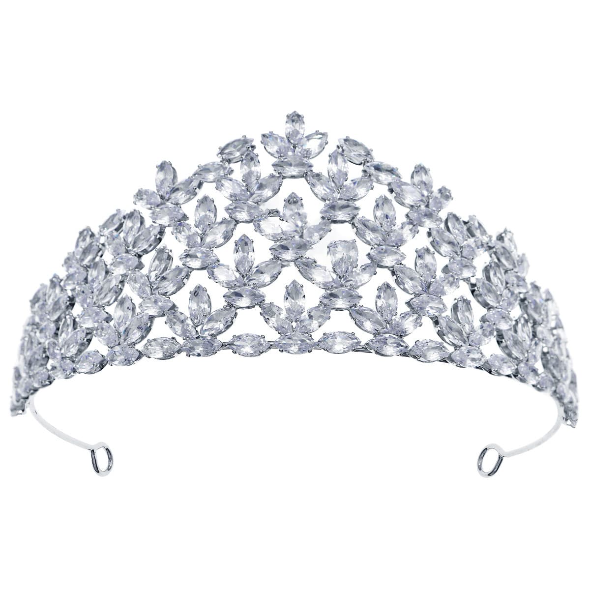 (Cross-border trading), fashionable hair accessory with zircon for bride, food bag, high-quality style 5