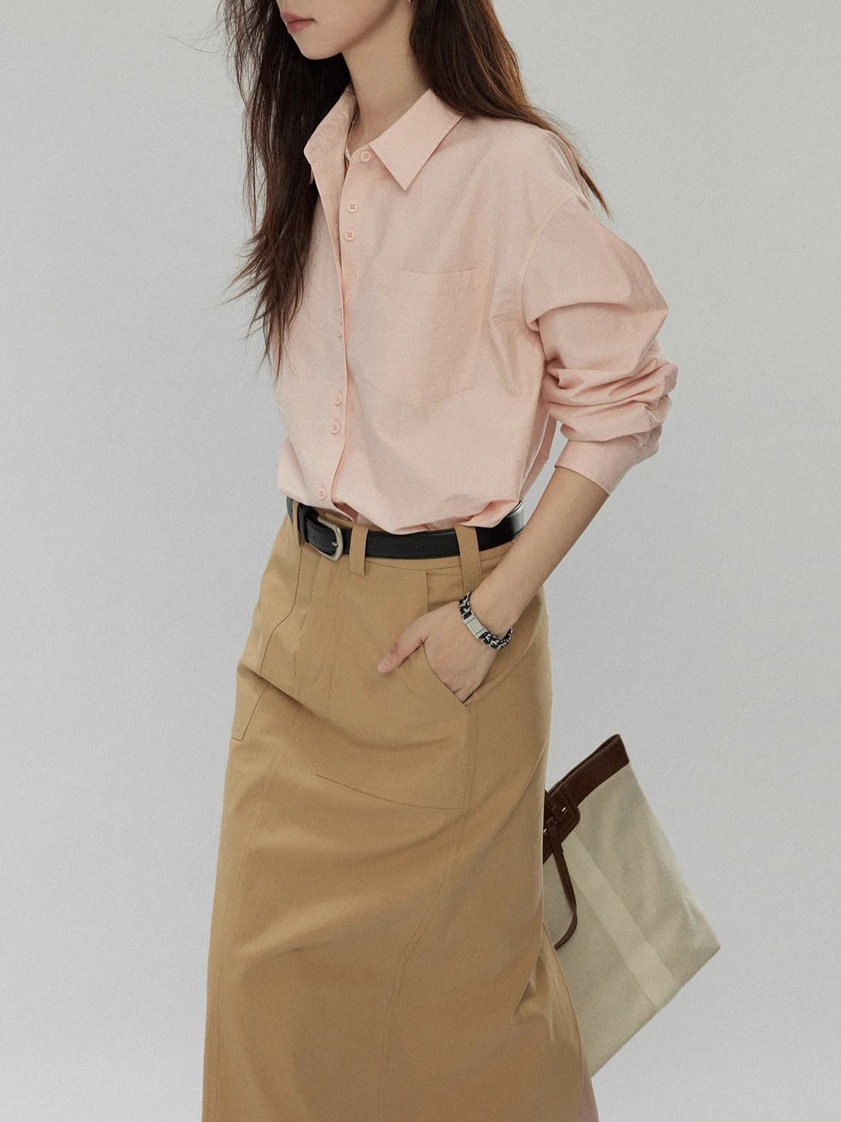 Long-sleeve, autumn shirt, jacket, loose fit, high-quality style 4