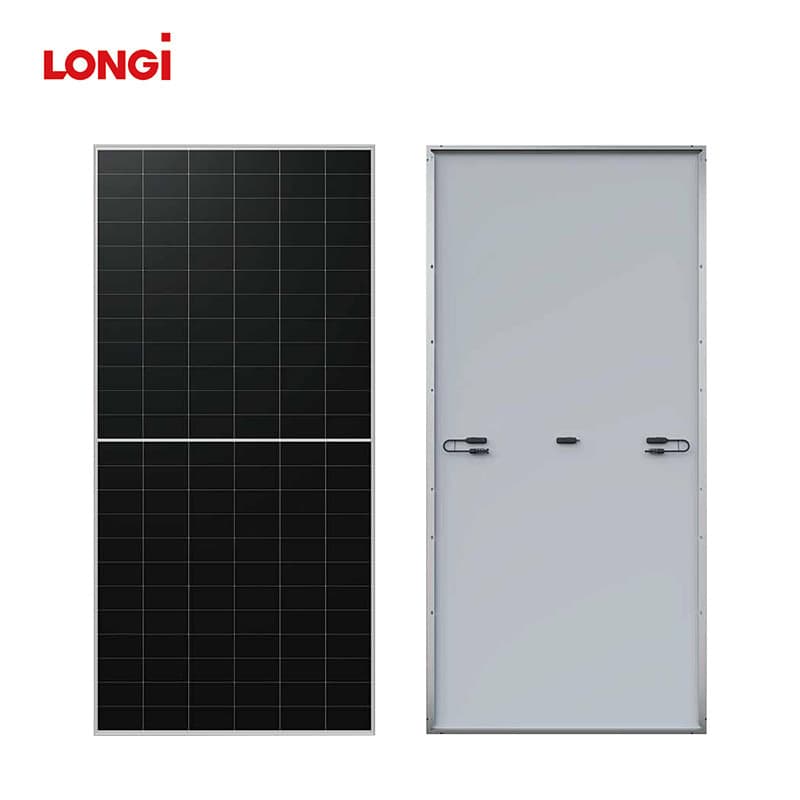 LONGi Hi-MO X10 Single Glass Solar Panel LR7-72HVH 630-650M 5