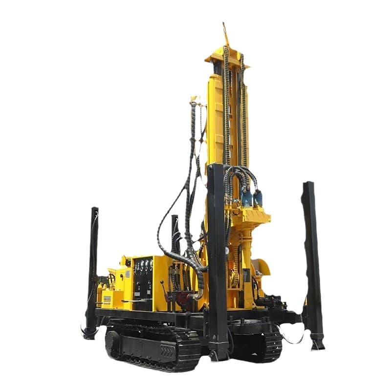 Pneumatic water well drilling rig Pneumatic drilling rig drilling rig drilling equipment geological exploration crawler water and gas dual-purpose drilling rig 5