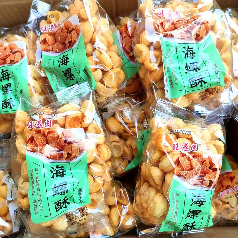 Crispy pot crust [5 catties pack] Bazhu roast small package office snack puffed food New Year's goods snacks 10