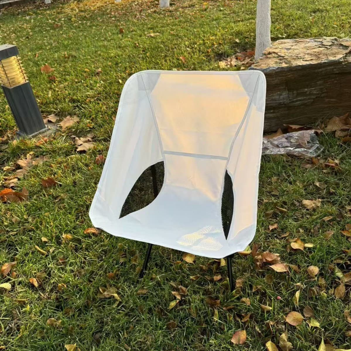 Outdoor beach fishing stool camping folding chair moon chair sports space chair travel portable cycling 3