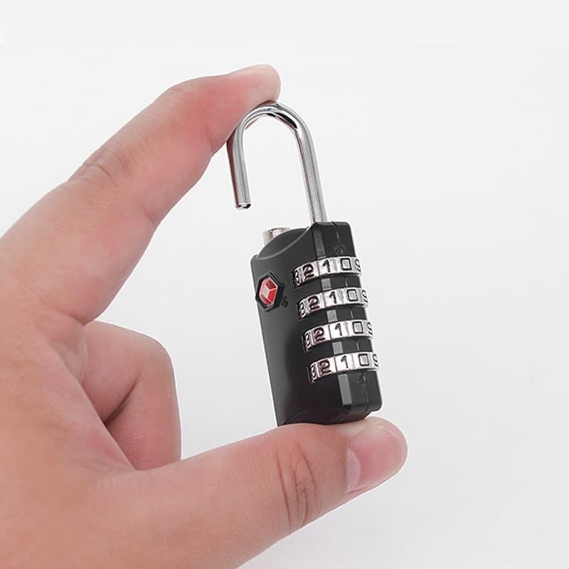 Outdoor customs lock TSA password lock four-digit password bag lock anti-theft consignment customs clearance multi-purpose padlock 5