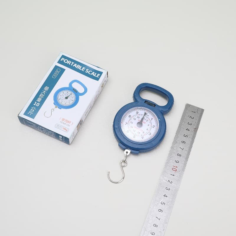 10kg mini spring scale high -precision buying home small portable portable portable scales student teaching machinery hanging 4