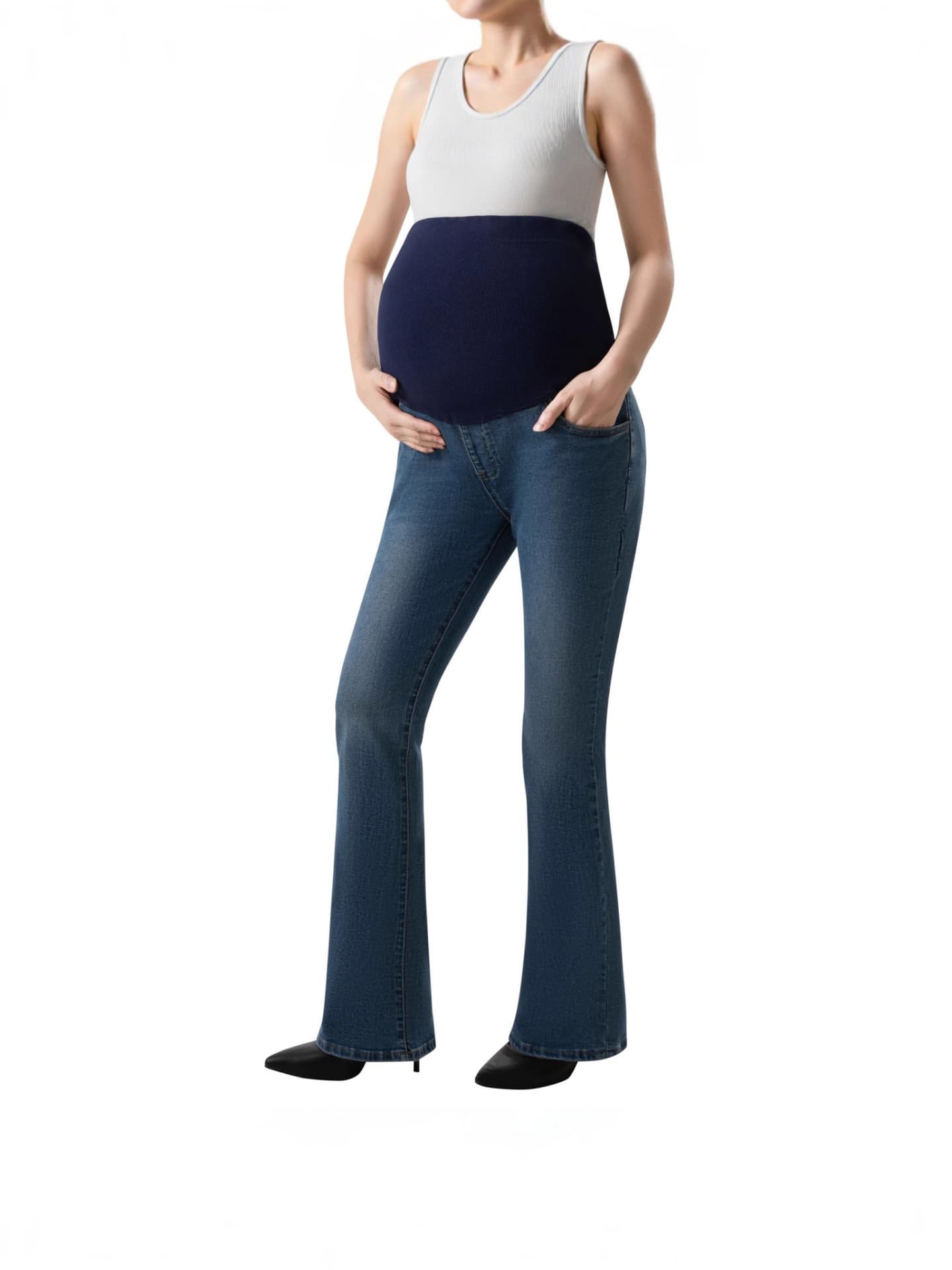 Trousers for pregnant, jeans, megaphone 1