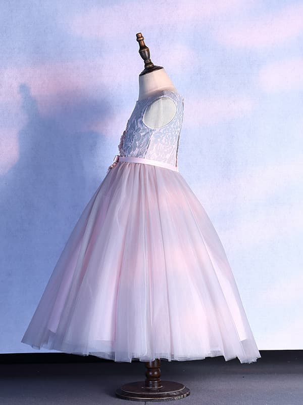 (Cross-border trading), dress, vest, fleece children's long-sleeve, small princess costume, tulle, children's clothing 3
