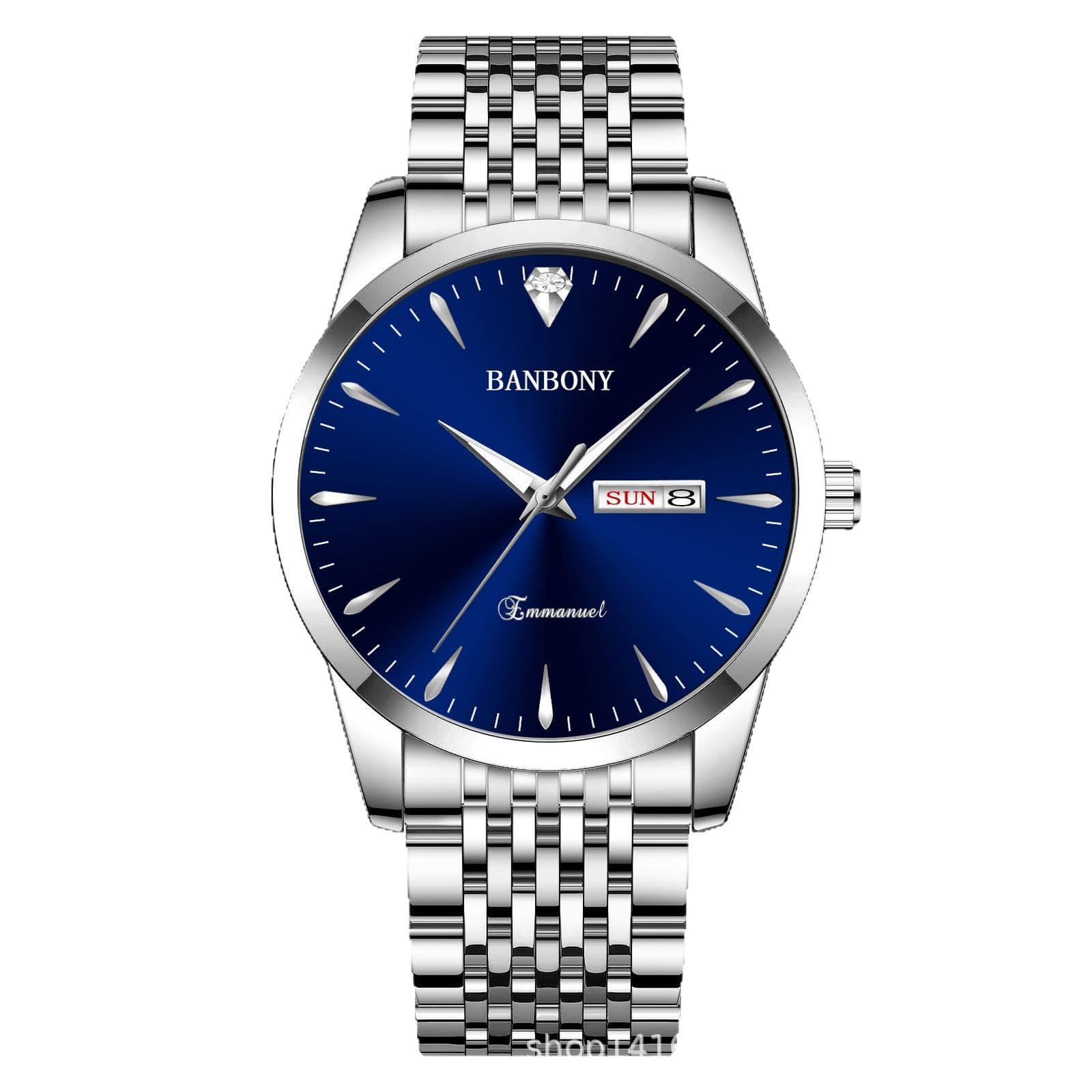 Pinduoduo, men's watch, waterproof calendar, simple and elegant design, (Physicals) 5