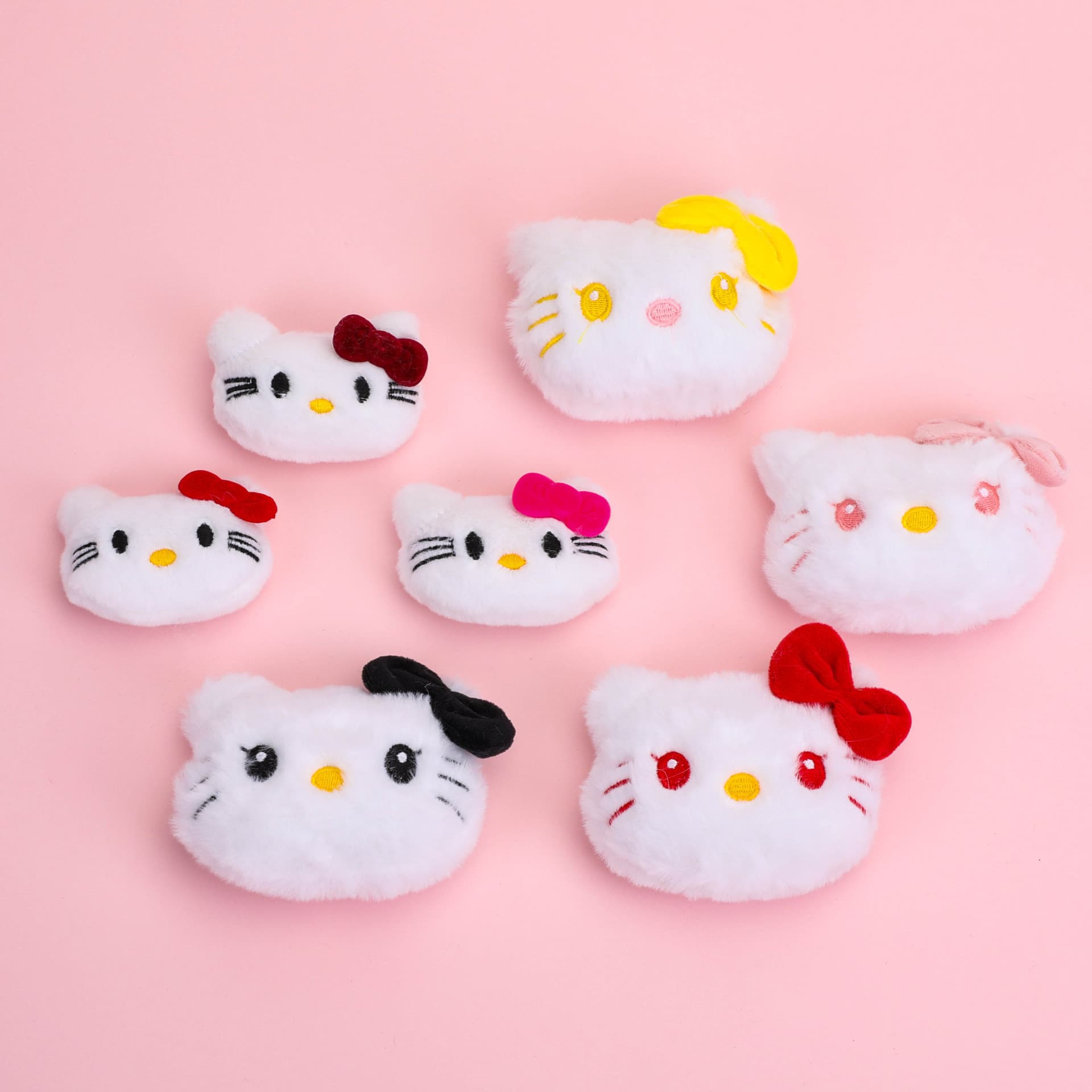 Cartoon plush doll, brooch, scarf, socks, slippers, hat, pijama with accessories, kitten, DIY 2