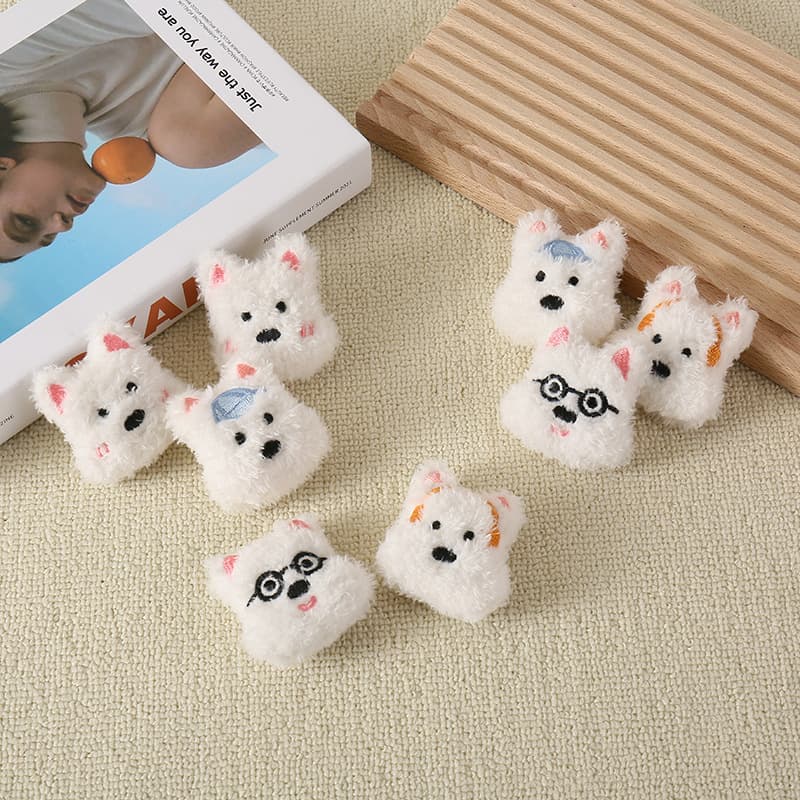 Cartoon plush cute doll, brooch, needle, phone case, hair accessory, internet celebrity 1