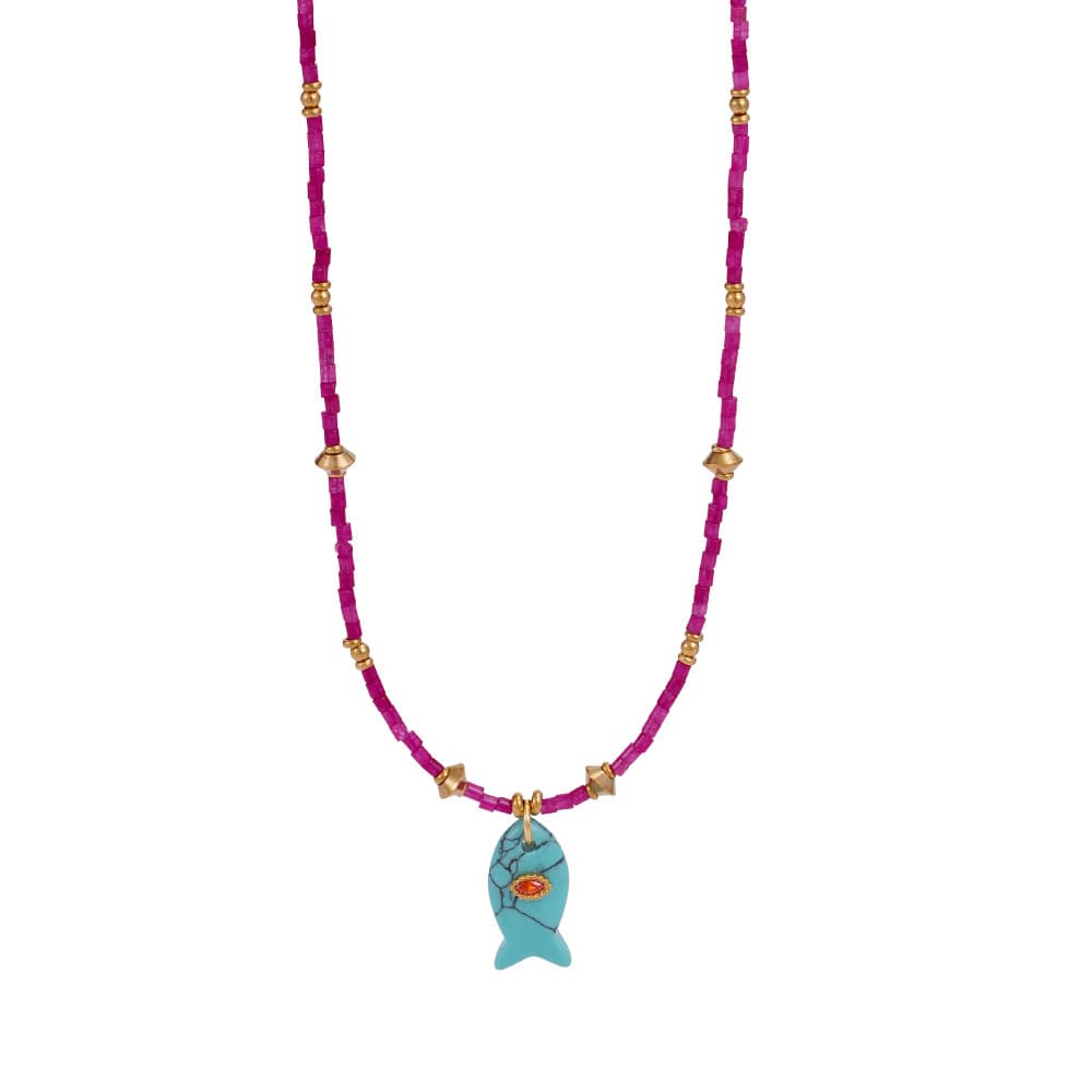(Cross-border trading), organic marine necklace stainless steel 5
