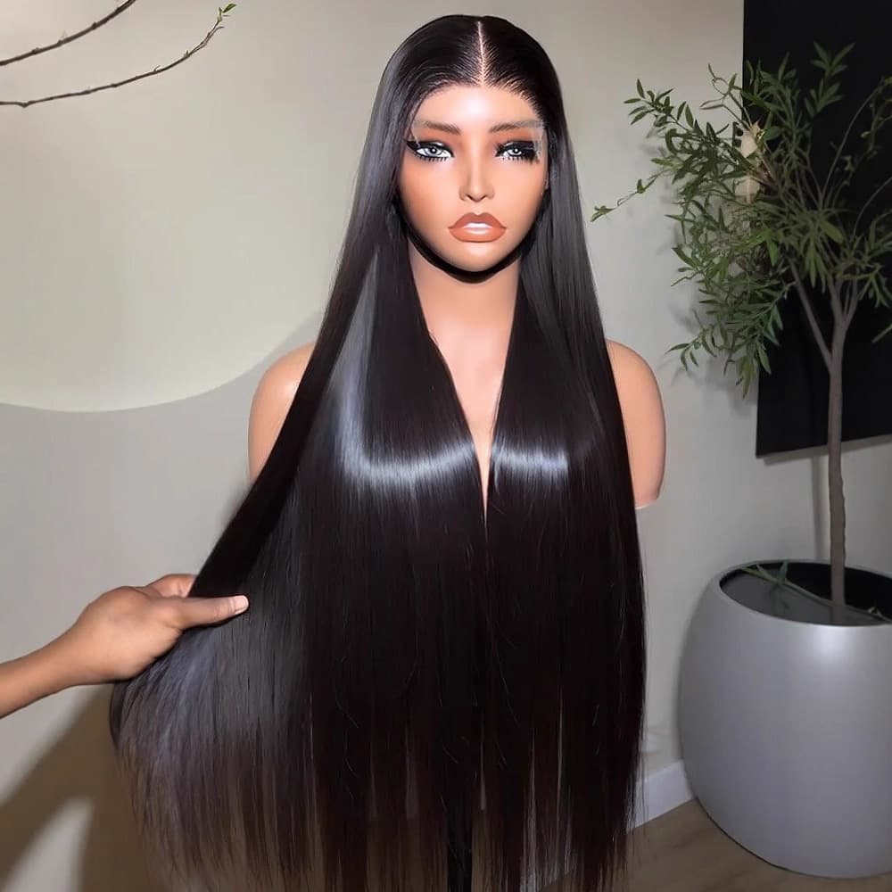 Raw Vietnamese Bone Straight Human Hair Wig 4