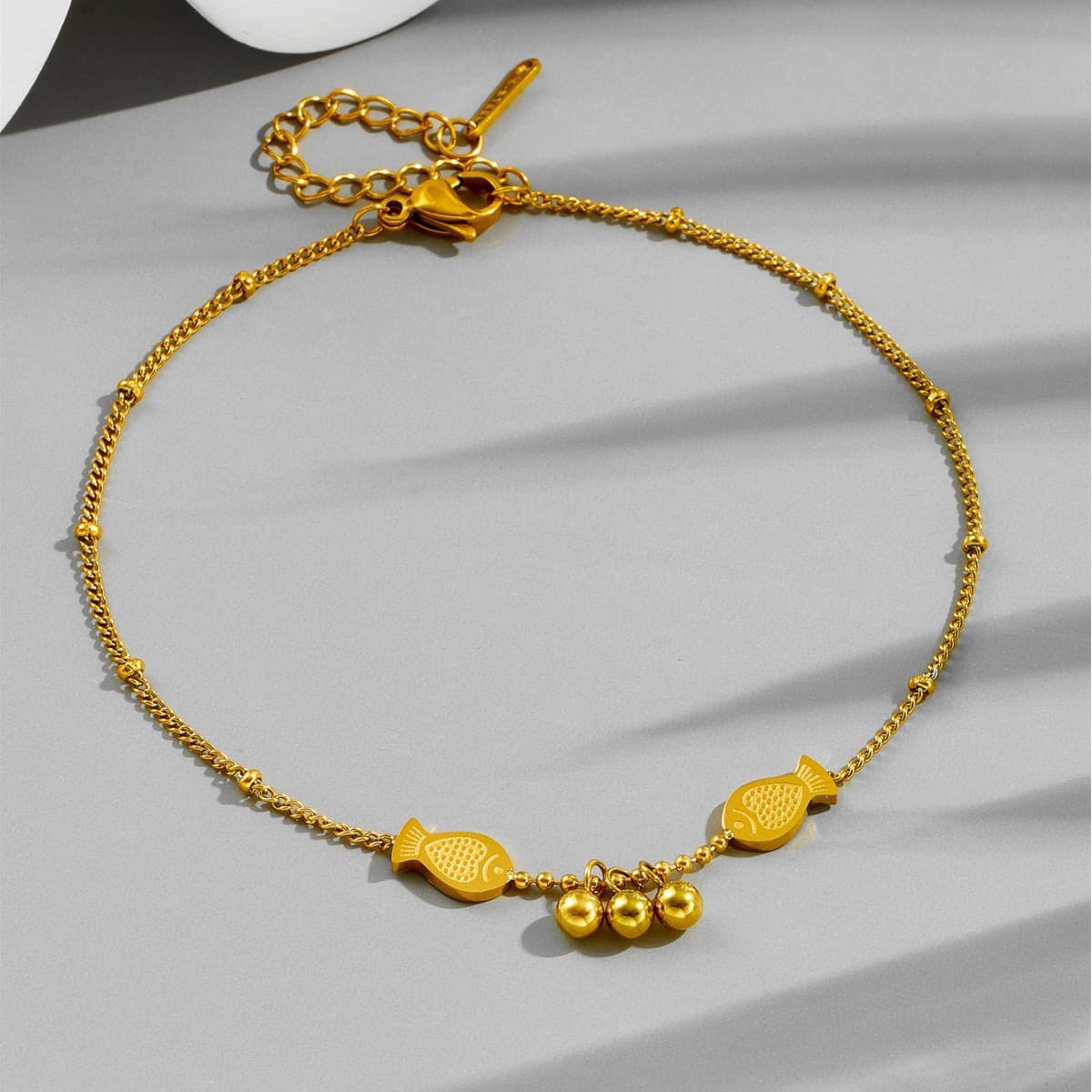 Necklace stainless steel, choker, fashionable pendant, golden accessory, chain for key bag  for bride, high-quality style 2