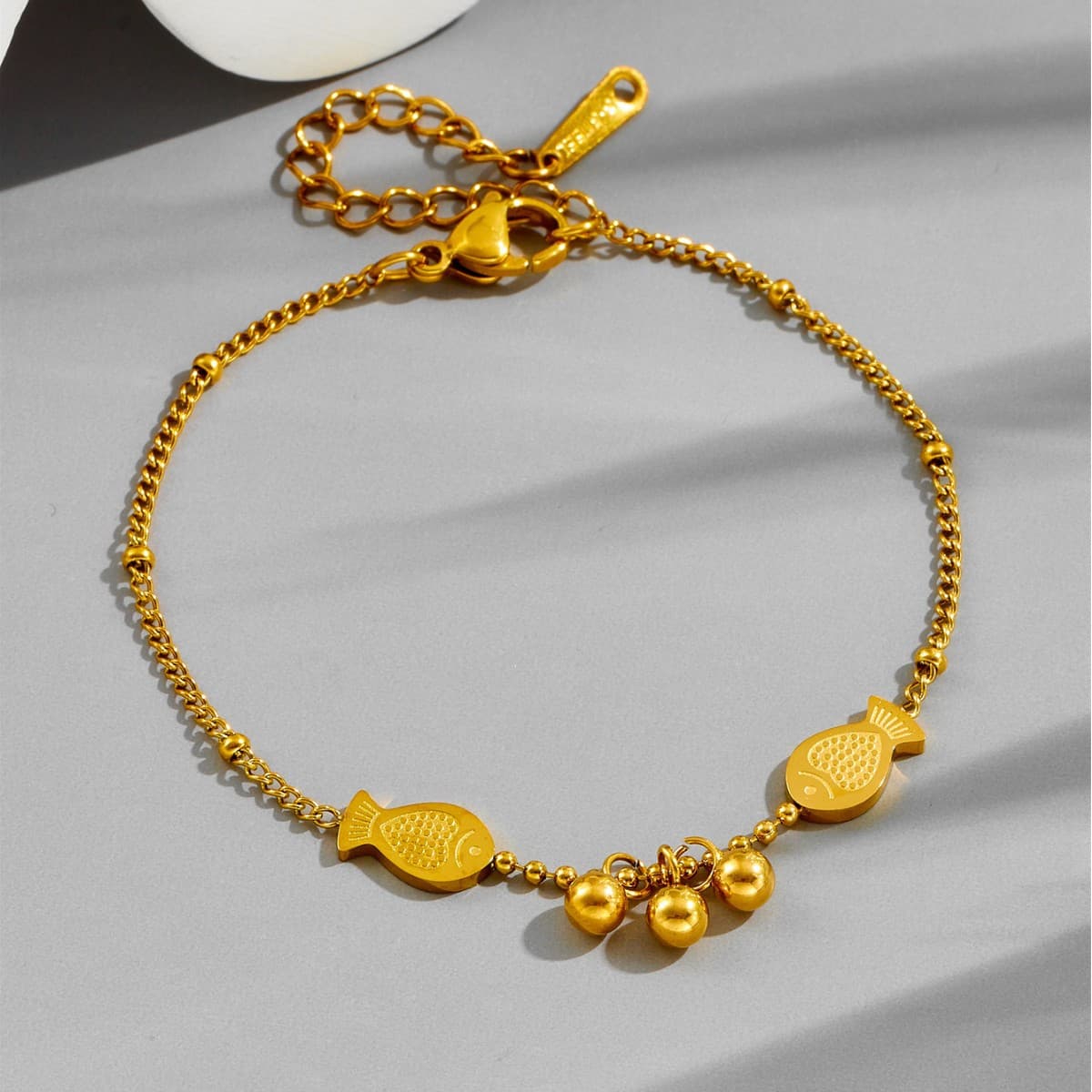Necklace stainless steel, choker, fashionable pendant, golden accessory, chain for key bag  for bride, high-quality style 3