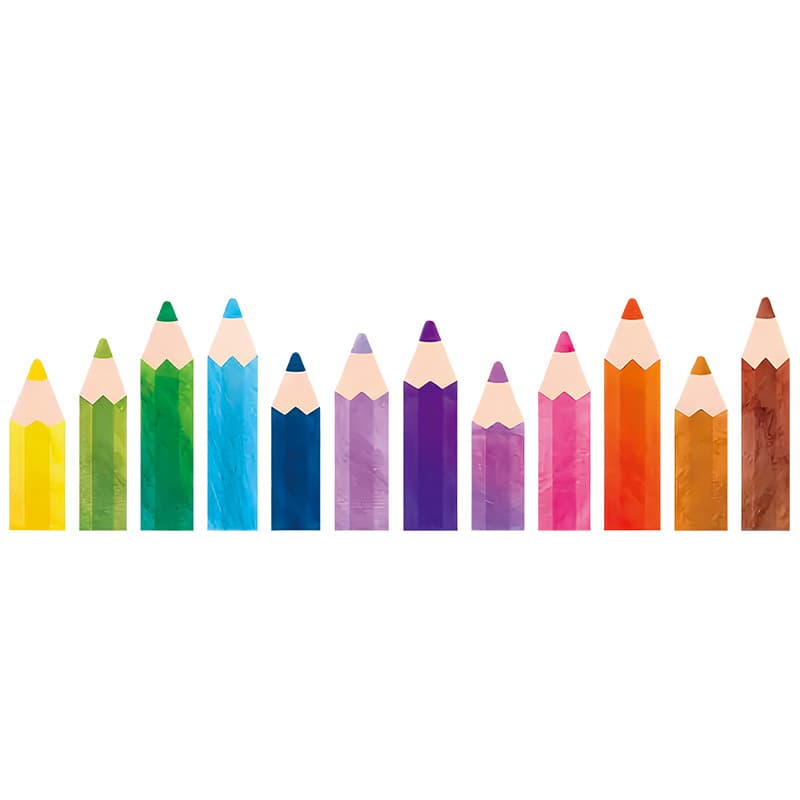 Crayons, watercolour, children's pencil on wall, self-adhesive sticker for kindergarten PVC 5