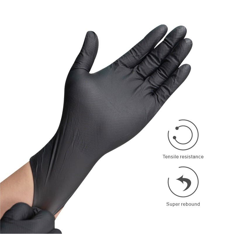 [Thickened GloveMechanicsNitrile Gloves Disposable Gloves] 3