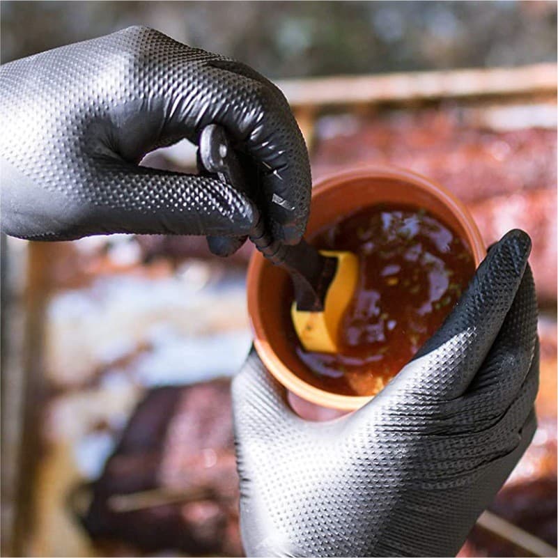 [Thickened GloveMechanicsNitrile Gloves Disposable Gloves] 4