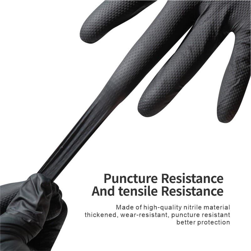 [Thickened GloveMechanicsNitrile Gloves Disposable Gloves] 5