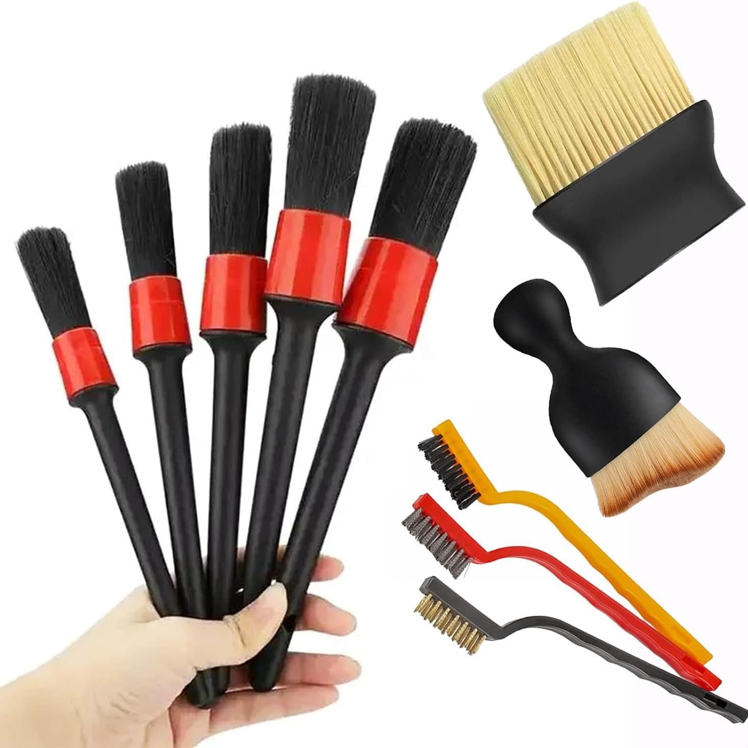 Soft brush, hub, cleaner for car 3