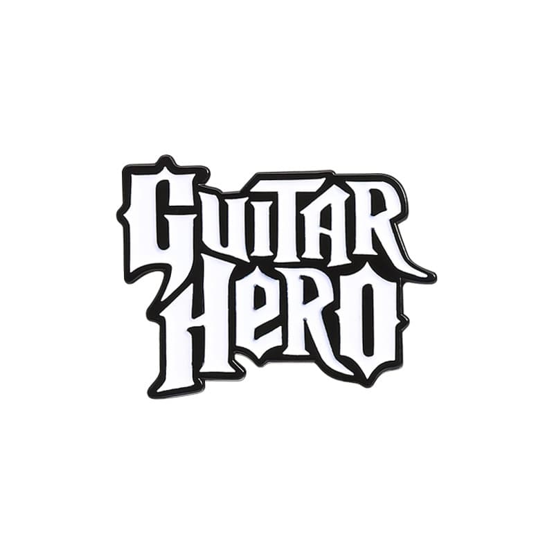 [外贸新品"GUITAR HERO"影视周边纪念章趣味英文字母造型金属胸饰] 5