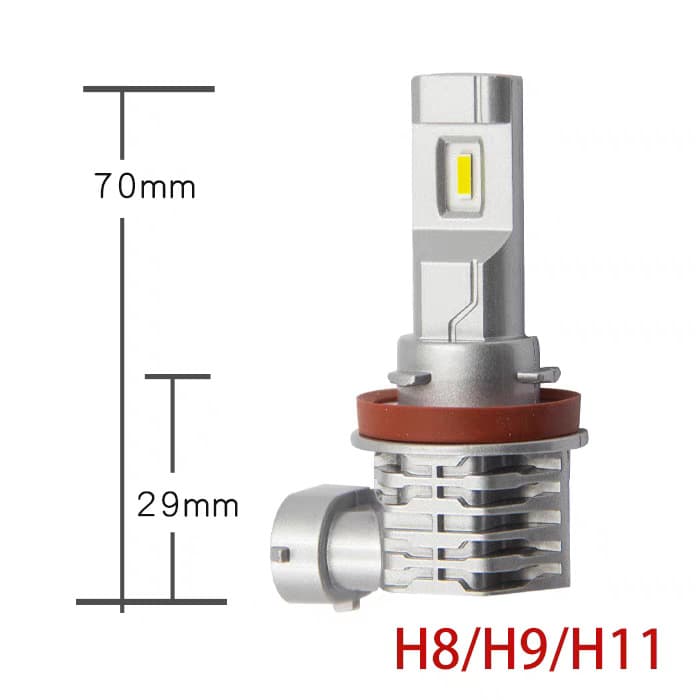 Cross-border special supply of M4led car bulbs, direct plug-in high and low beam headlights, headlights and fog lights, modified H7 white light 5