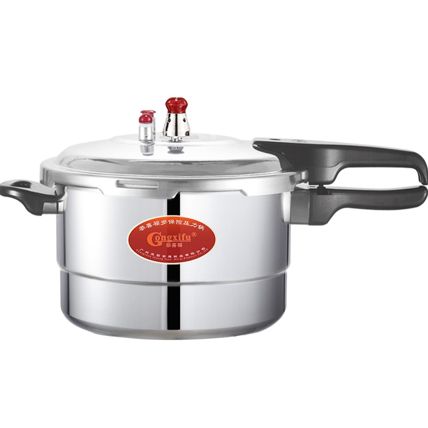 Polished aluminum pressure cooker explosion-proof aluminum alloy household new gas induction cooker universal pressure cooker factory wholesale 5
