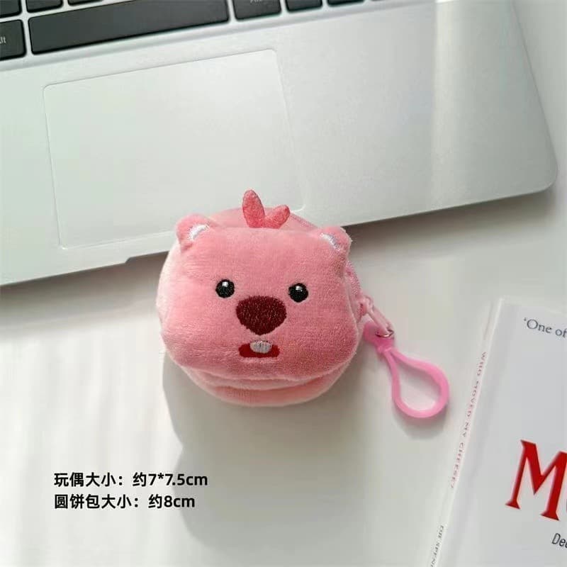 Cute wallet, pendant, headphones, organizer bag, flowered, plush, bluetooth 3