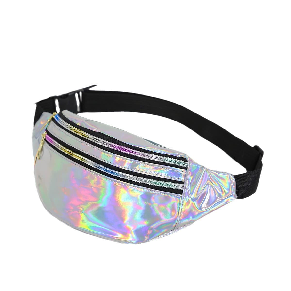 Belt bag, shoulder bag, retroreflective beach chest bag, for running 5