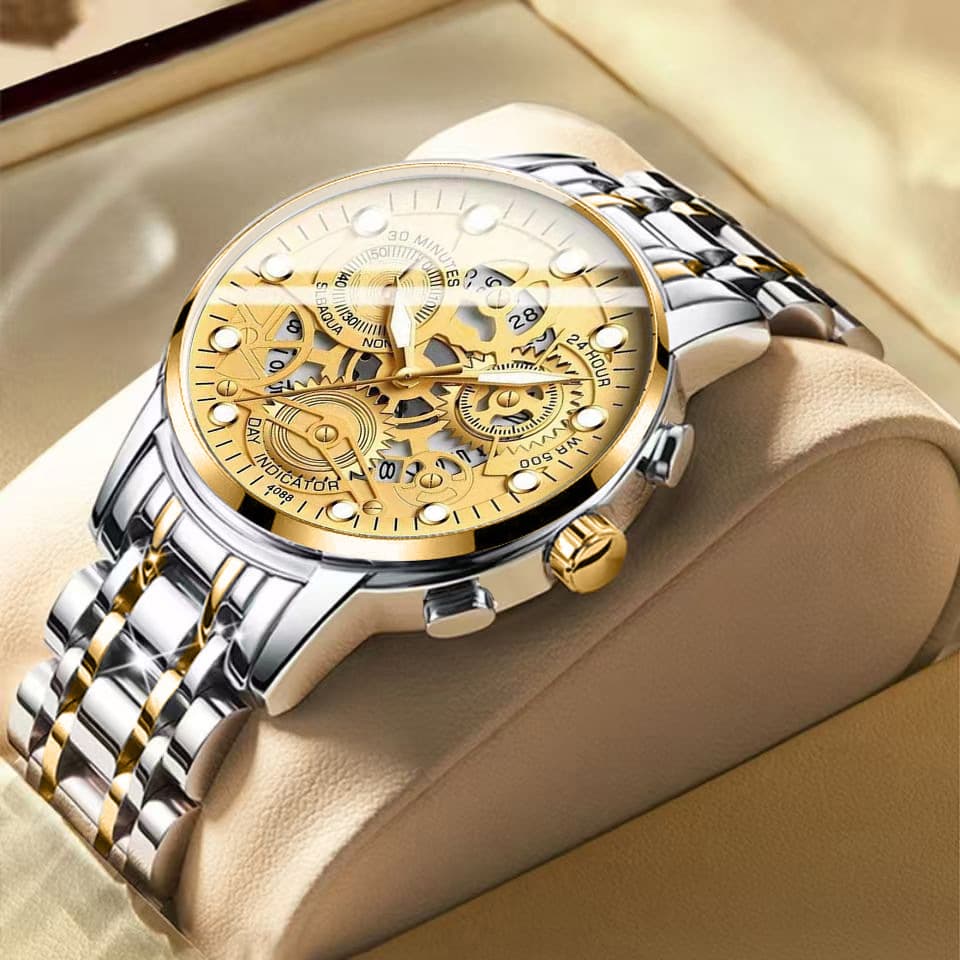 (Cross-border trading), quartz waterproof men's watch, fashionable calendar, quartz mechanism, European style 2