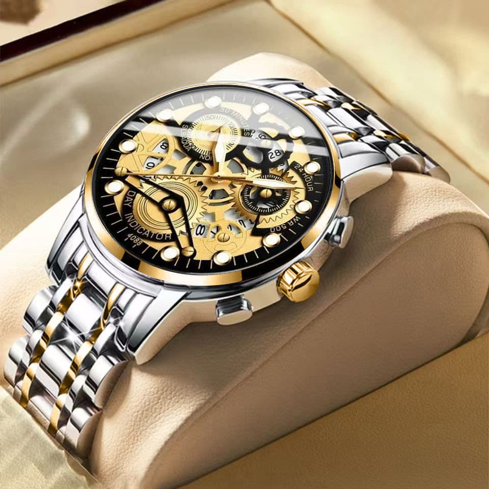 (Cross-border trading), quartz waterproof men's watch, fashionable calendar, quartz mechanism, European style 4