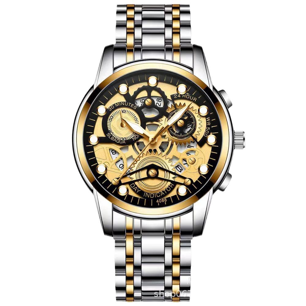 (Cross-border trading), quartz waterproof men's watch, fashionable calendar, quartz mechanism, European style 5