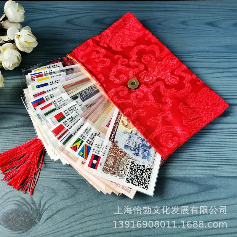 World Currency Foreign Coins 28 Country 52 foreign currency gift collection Learn real banknote banknotes 5