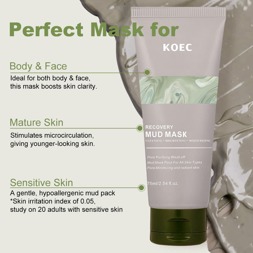 KOEC Volcanic Mud Mask - Cleansing Hydrating Mud 2