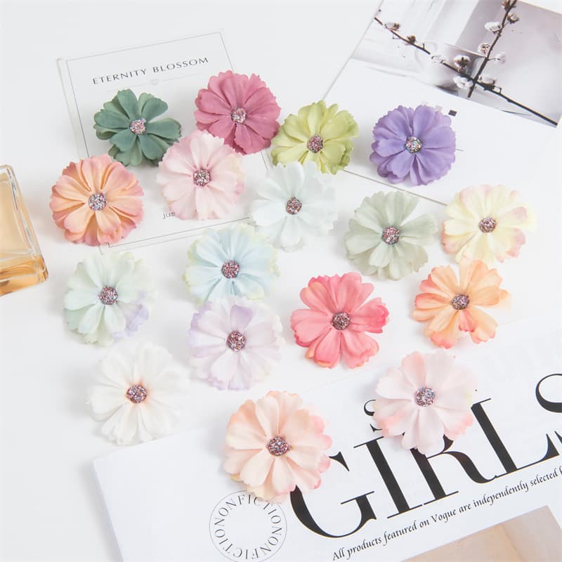 Imitation silk flower mori imitation chrysanthemum handmade decoration garland material wedding home restaurant decoration manufacturer wholesale