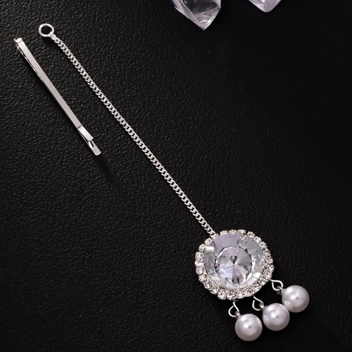 (Cross-border trading), pendant pearl, fashionable hair accessory, India, European style 3