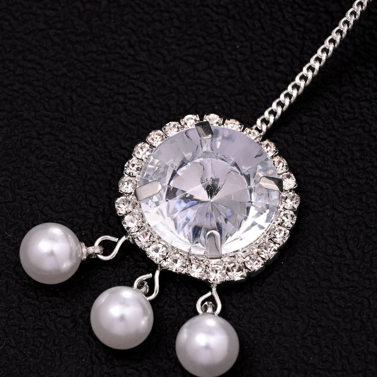 (Cross-border trading), pendant pearl, fashionable hair accessory, India, European style 5