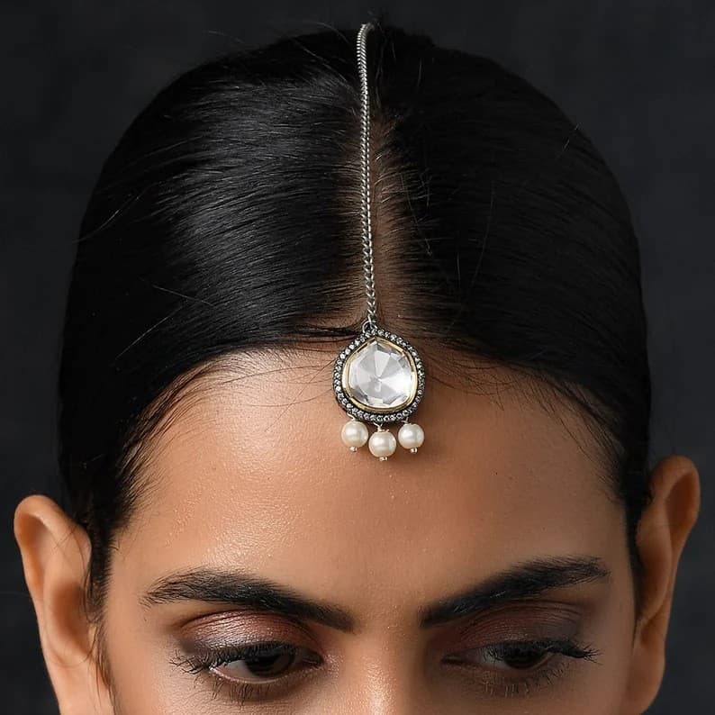 (Cross-border trading), pendant pearl, fashionable hair accessory, India, European style