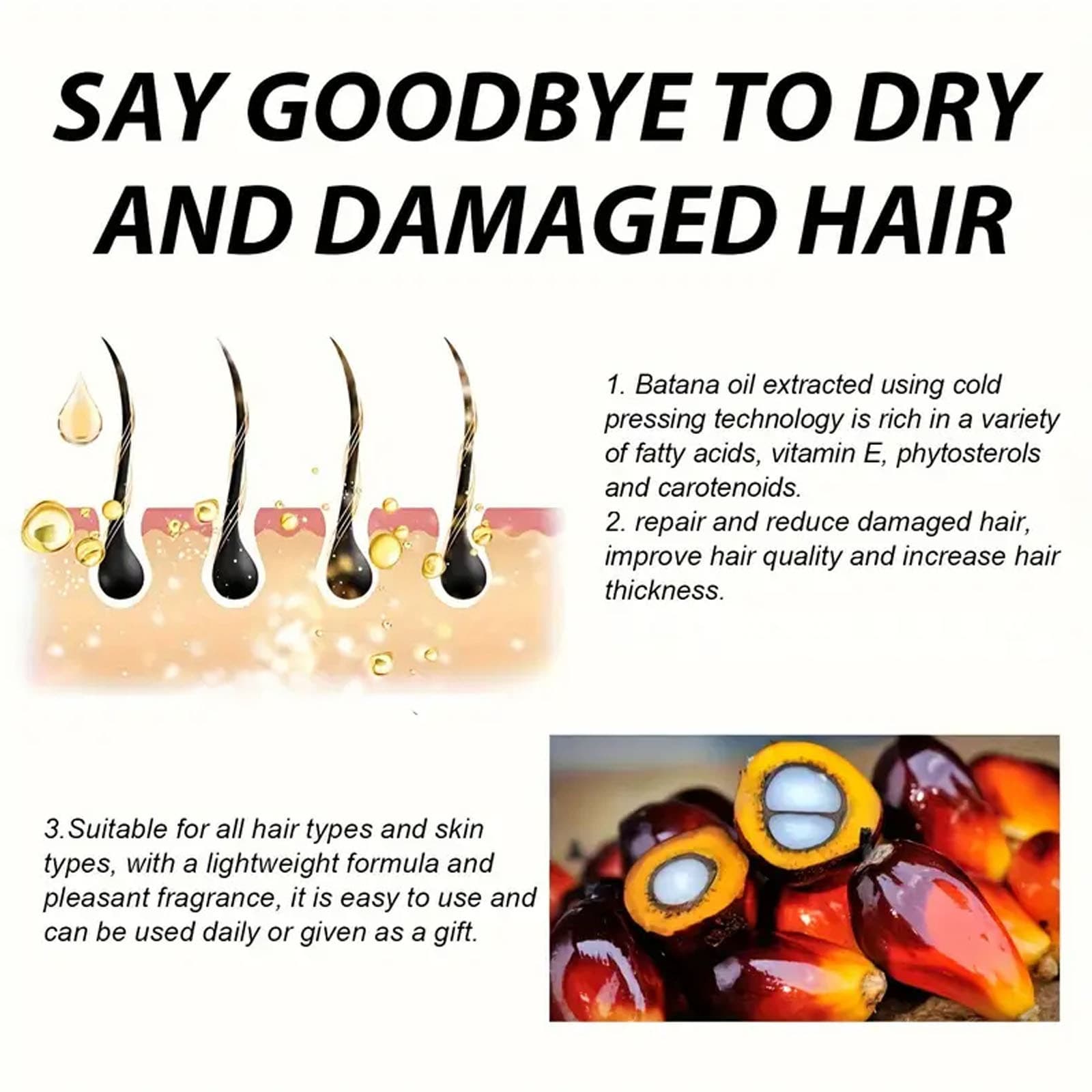 (Cross-border trading), nutritious hair oil, 60 ml 4