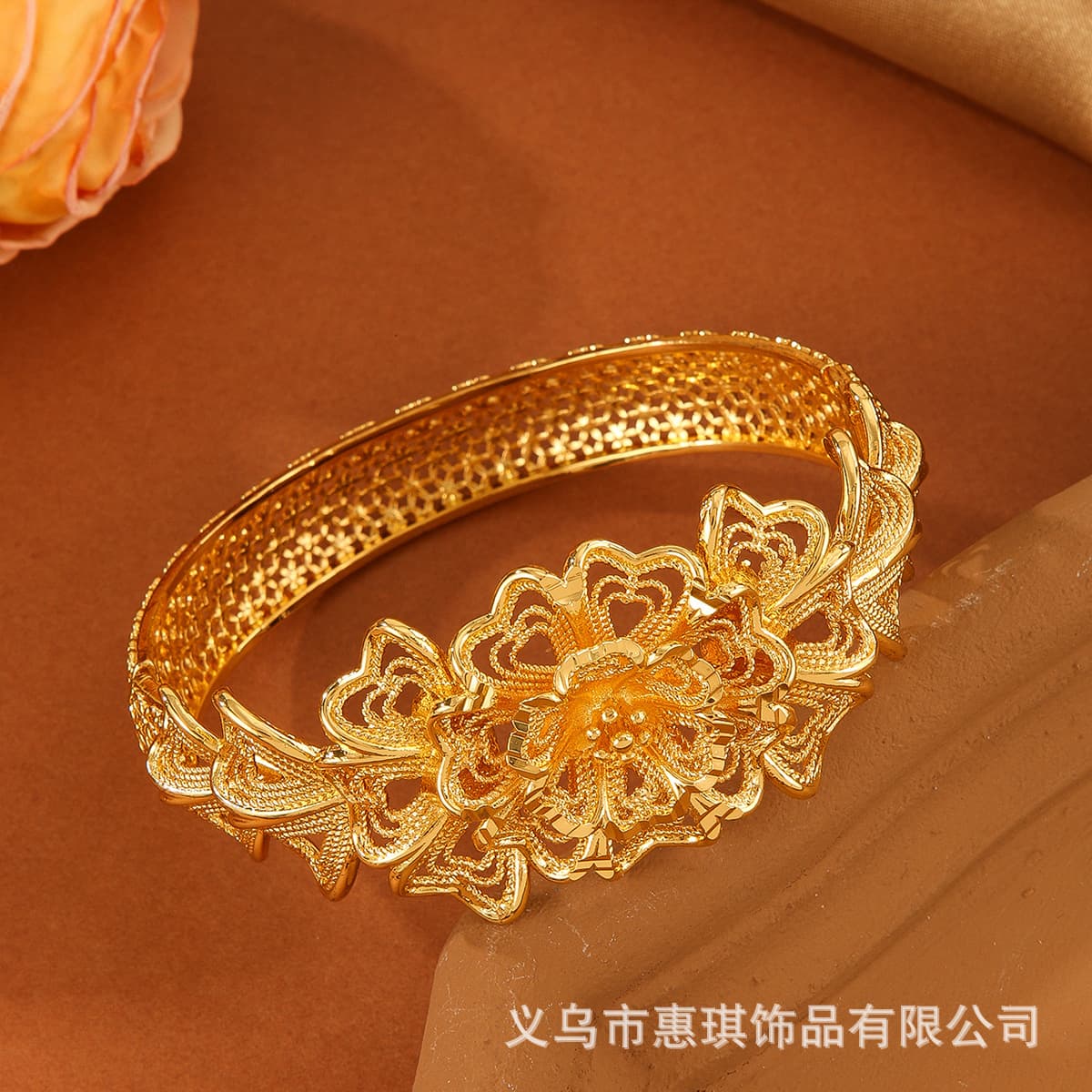 (Cross-border trading), copper retro gold bracelet for bride 3
