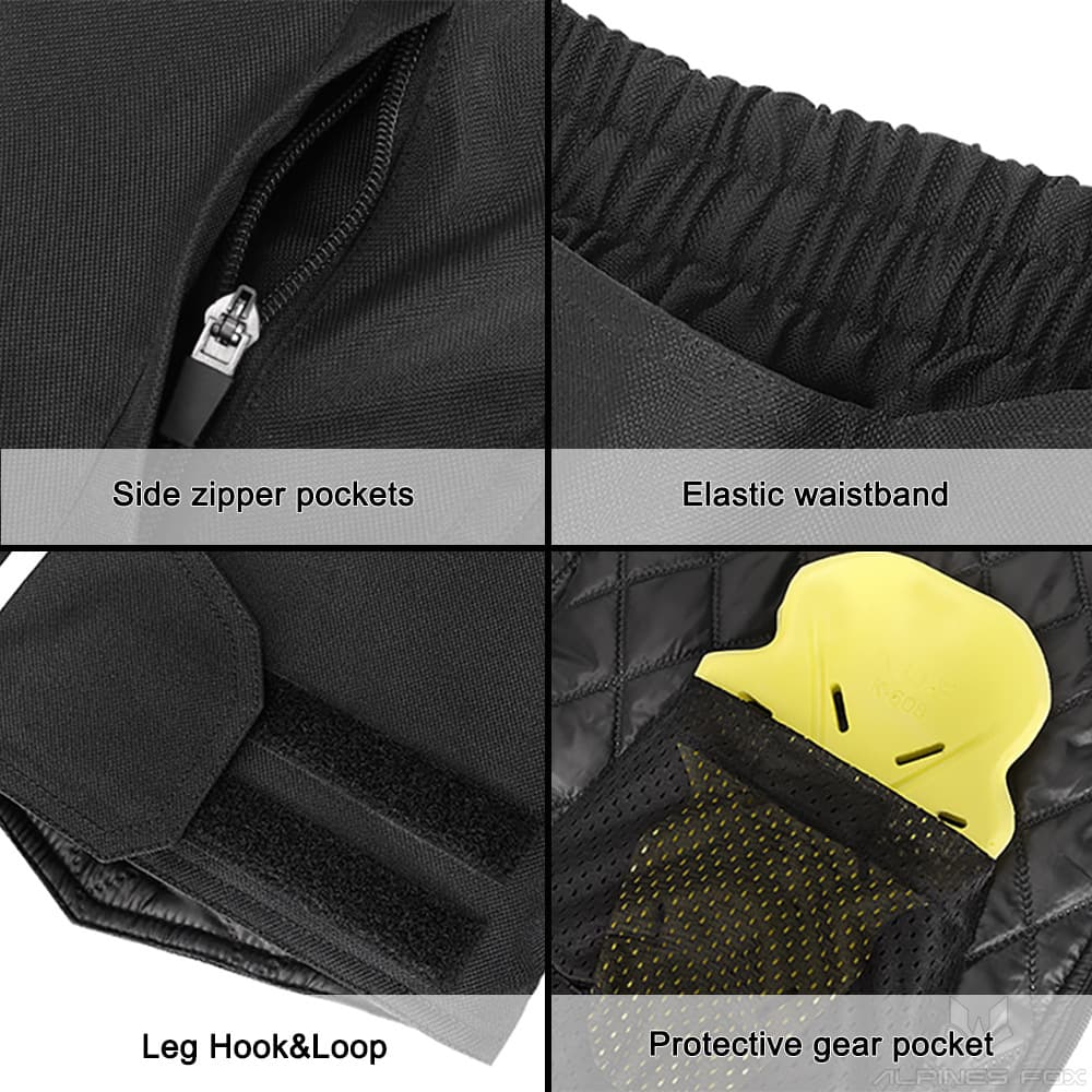 EIZ Windproof trousers, keep warm winter racing car for men and women, fall protection 4