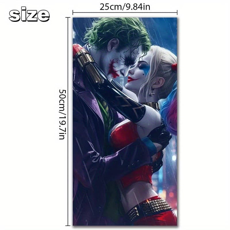 Cross-border Queen Harley and the Clown car door posts waterproof and scratch-resistant self-adhesive suitable for vehicle exterior stickers 4