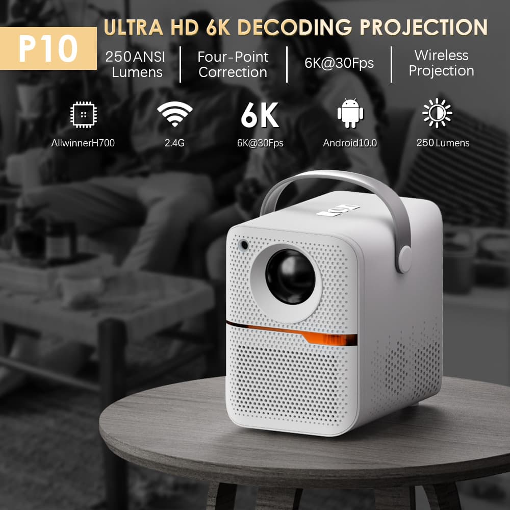 Handheld travel smart projector, direct factory sales, P10 1