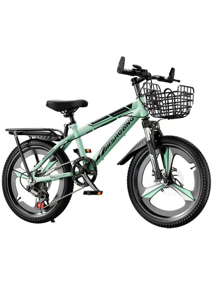 Shock-absorbing mountain bike with brake system for boys and girls for students for cycling, 8-16 years, for teenagers 5