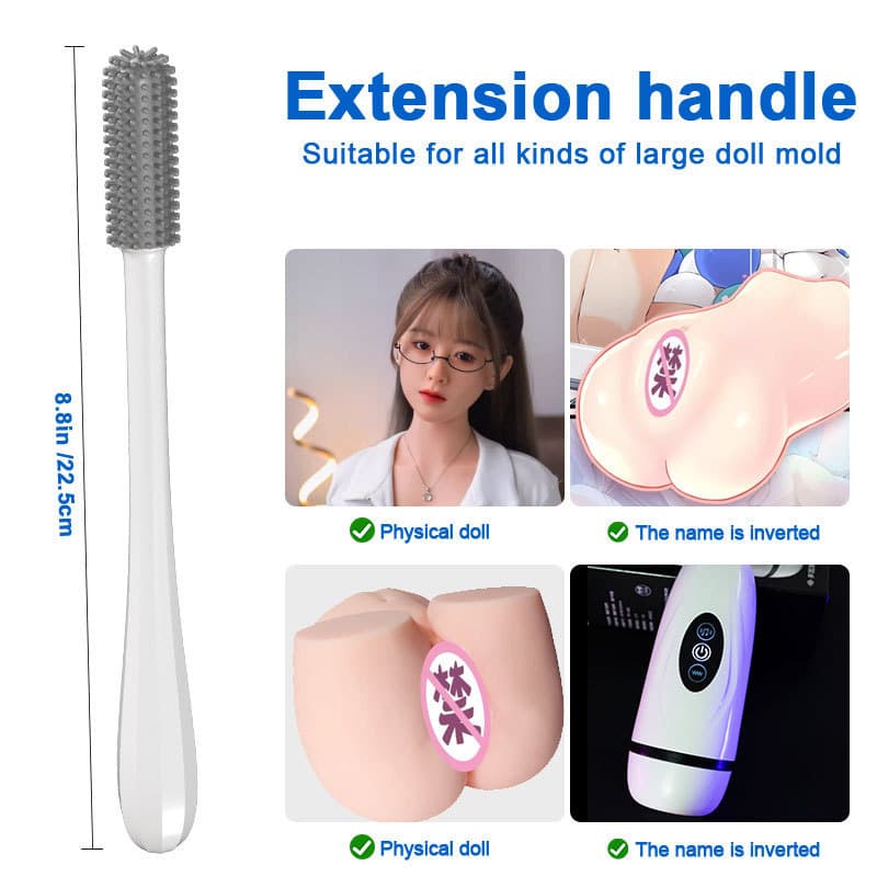 (Cross-border trading), men's hygienic airplane, silicone brush for adults 3