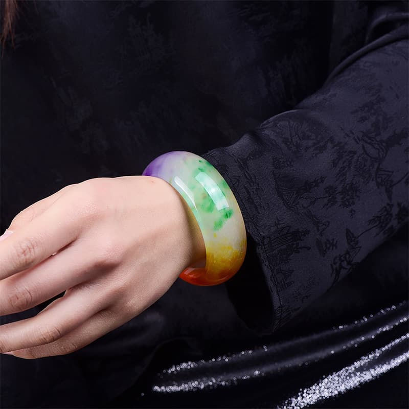Emerald tires Myanmar, quartz women's bracelet jade, high-end, ice imitation 2