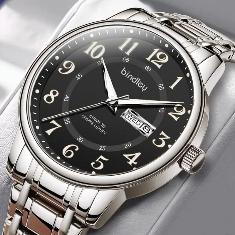 Swiss watch, quartz calendar for elderly, 2025 years, high-end, fully automatic 2