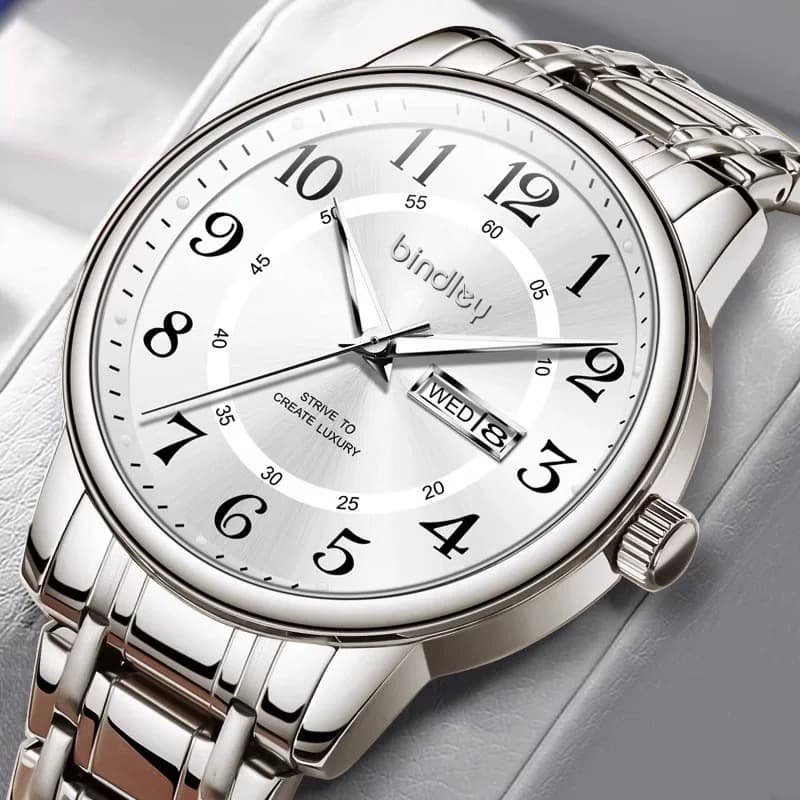 Swiss watch, quartz calendar for elderly, 2025 years, high-end, fully automatic 3