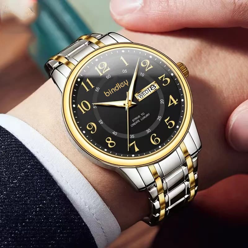 Swiss watch, quartz calendar for elderly, 2025 years, high-end, fully automatic 4