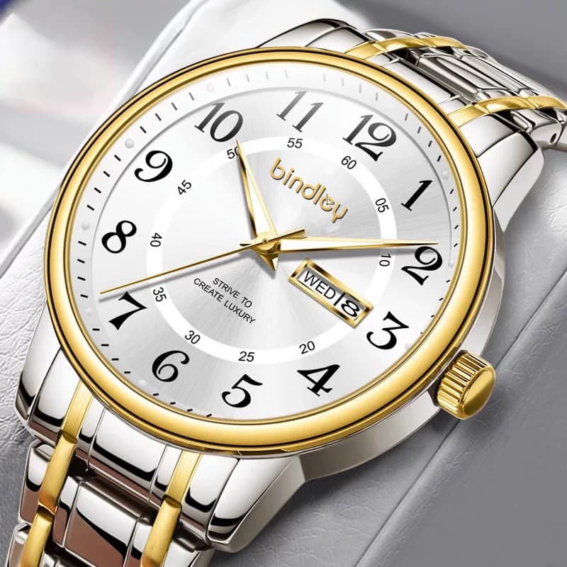 Swiss watch, quartz calendar for elderly, 2025 years, high-end, fully automatic