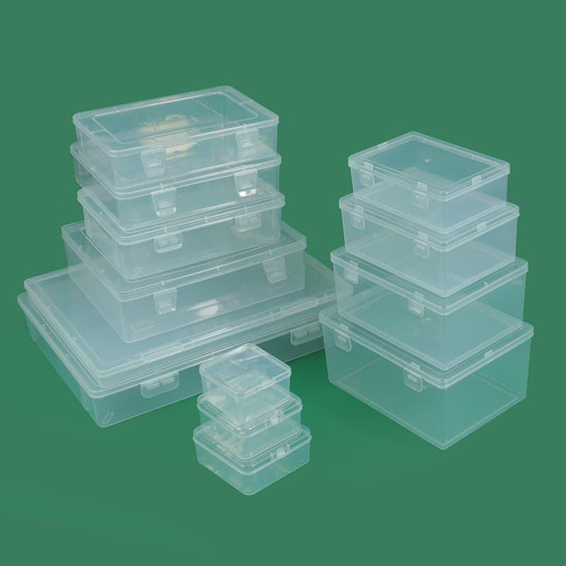 Transparent plastic stationery, cards, storage box, accessory 1