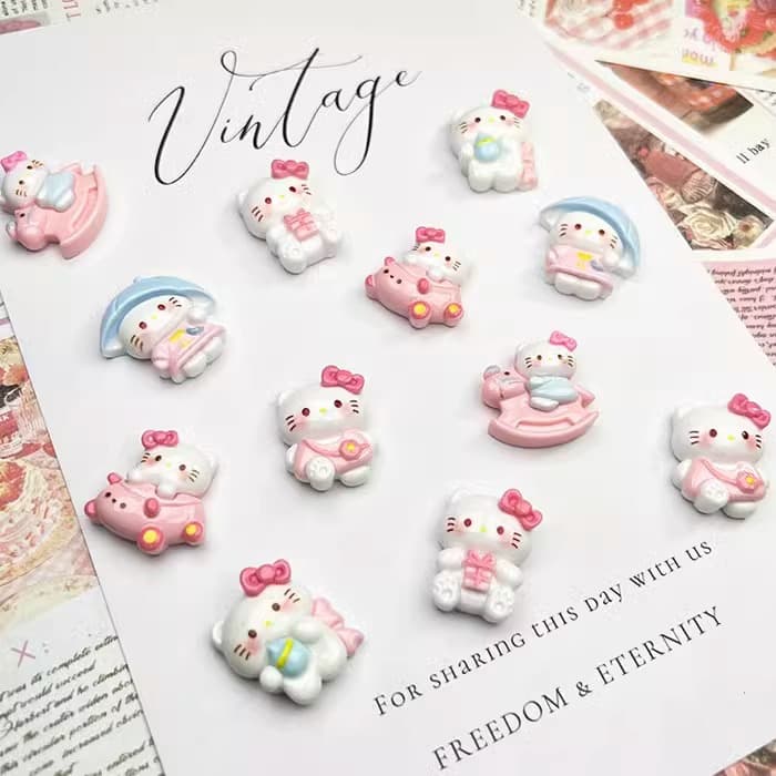 Glossy cartoon cream phone case, accessories handmade, handle, hairgrip, hair rope, accessory, DIY 2